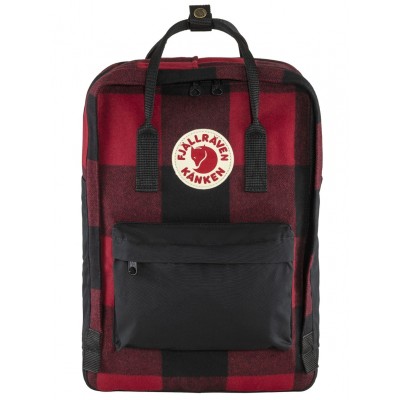 Рюкзак FJALLRAVEN Kanken Re-Wool Laptop 15 Red/Black Рюкзак FJALLRAVEN Kanken Re-Wool Laptop 15 Red/Black