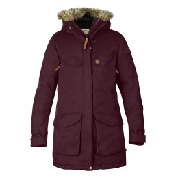 Куртка FJALLRAVEN Nuuk Parka W Dark Garnet XL