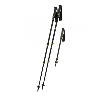 Трекінгові палиці KOMPERDELL Hikemaster Powerlock Black/Lime Трекінгові палиці KOMPERDELL Hikemaster Powerlock Black/Lime