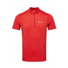 Футболка MONTANE Dart Zip T-Shirt Alpine Red XXL