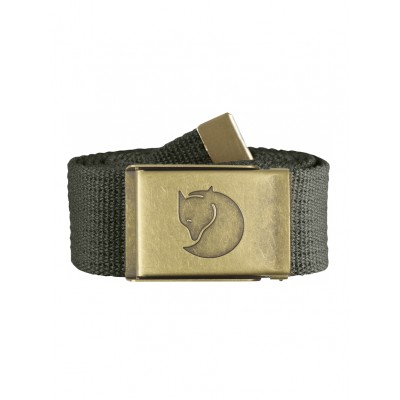 Пояс FJALLRAVEN Canvas Brass Belt 4 cm Mountain Grey Пояс FJALLRAVEN Canvas Brass Belt 4 cm Mountain Grey