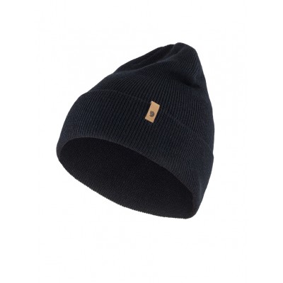 Шапка FJALLRAVEN Classic Knit Hat Dark Navy One Size