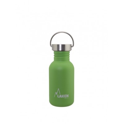 Пляшка для води LAKEN Basic Steel Vintage Bottle 0.5 L Green 0,5L Пляшка для води LAKEN Basic Steel Vintage Bottle 0.5 L Green 0,5L