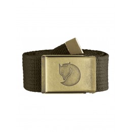 Пояс FJALLRAVEN Canvas Brass Belt 4 cm Dark Olive