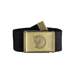 Пояс FJALLRAVEN Canvas Brass Belt 4 cm Black