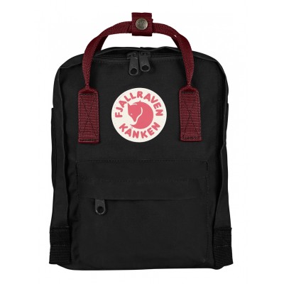 Рюкзак FJALLRAVEN Kanken Mini Black/Ox Red Рюкзак FJALLRAVEN Kanken Mini Black/Ox Red