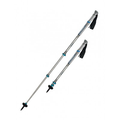 Трекінгові палиці KOMPERDELL Shockmaster Pro Powerlock Silver/Blue 105 - 140 cm Трекінгові палиці KOMPERDELL Shockmaster Pro Powerlock Silver/Blue 105 - 140 cm