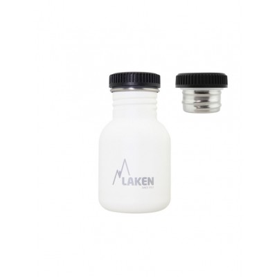 Пляшка для води LAKEN Basic Steel Bottle 0,35L - P/S Cap Plain Пляшка для води LAKEN Basic Steel Bottle 0,35L - P/S Cap Plain