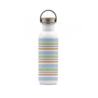 Пляшка для води LAKEN Basic Steel Bamboo Drinklife 0,75L Bands
