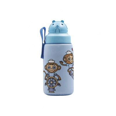 Пляшка для води LAKEN Tritan OBY Bottle 0,45L + NP Cover Mikonauticos