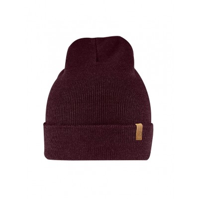 Шапка FJALLRAVEN Classic Knit Hat Dark Garnet One Size