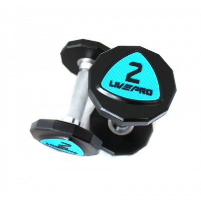 Гантелі уретанові пара LivePro URETHANE DUMBBELL