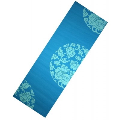 Килимок для йоги з принтом LiveUp PVC YOGA MAT