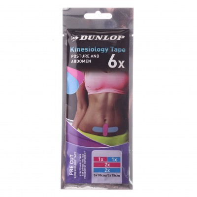 Кінезіо тейпи для живота Dunlop Kinesiology tape Кінезіо тейпи для живота Dunlop Kinesiology tape