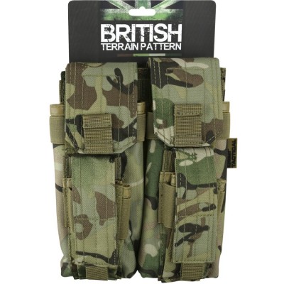 Підсумок під магазини АК KOMBAT UK Double Mag Pouch with PISTOL Mag Підсумок під магазини АК KOMBAT UK Double Mag Pouch with PISTOL Mag