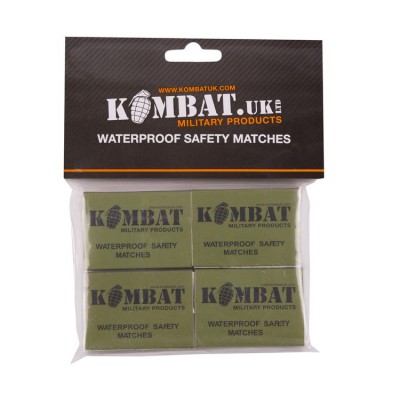 Сірники водозахисні KOMBAT UK Waterproof matches (pack of 4) Сірники водозахисні KOMBAT UK Waterproof matches (pack of 4)