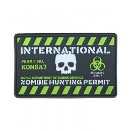 Шеврон/патч KOMBAT UK Zombie Hunting Permit Шеврон/патч KOMBAT UK Zombie Hunting Permit