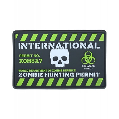 Шеврон/патч KOMBAT UK Zombie Hunting Permit