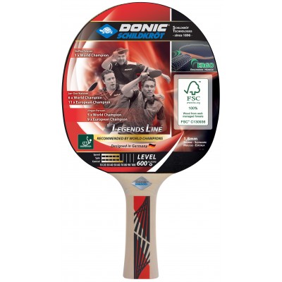 Ракетка для настільного тенісу Donic-Schildkrot Legends 600 FSC Ракетка для настільного тенісу Donic-Schildkrot Legends 600 FSC