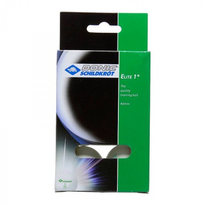 М'ячі для настільного тенісу Donic-Schildkrot Elite 1* 40+ (6)