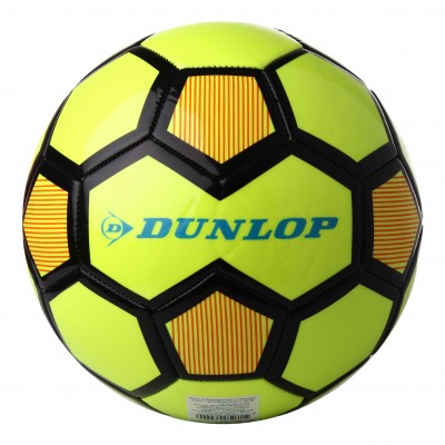 Футбольний м'яч Dunlop Football жовтий+чорний Футбольний м'яч Dunlop Football жовтий+чорний