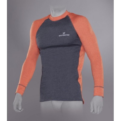 Футболка Tramp Outdoor Tracking Man с длинным рукавом мужская XXL серый/оранжевый (TRUM-005T-XXL-OG) Футболка Tramp Outdoor Tracking Man с длинным рукавом мужская XXL серый/оранжевый (TRUM-005T-XXL-OG)