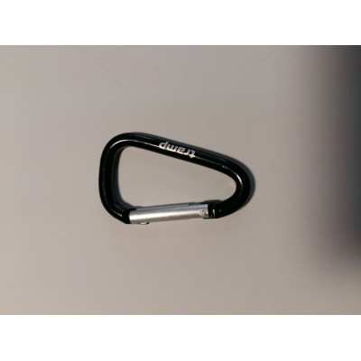 Карабін Tramp алюмінієвий, розмір 5 см, без муфти , Чорний (TRA-058-black) Карабін Tramp алюмінієвий, розмір 5 см, без муфти , Чорний (TRA-058-black)
