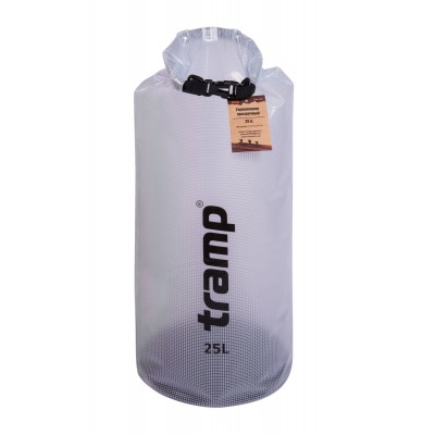 Гермомішок TRAMP PVC прозорий, 25 л (TRA-199) Гермомішок TRAMP PVC прозорий, 25 л (TRA-199)