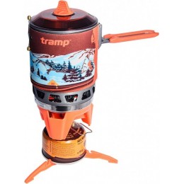 Система для приготування їжі Tramp 0,8л помаранч TRG-049-orange Система для приготування їжі Tramp 0,8л помаранч TRG-049-orange