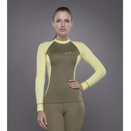 Футболка жіноча Tramp Outdoor Tracking Lady зелений/жовтий, Зелений M Футболка жіноча Tramp Outdoor Tracking Lady зелений/жовтий, Зелений M