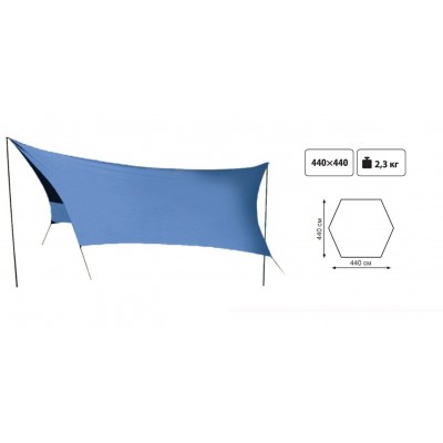 Тент зі стійками Tramp Lite Tent blue (TLT-036) Тент зі стійками Tramp Lite Tent blue (TLT-036)
