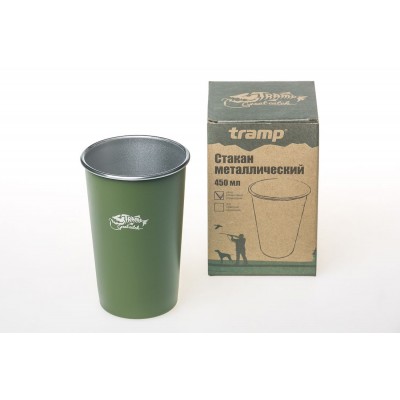 Стакан металлический Tramp (450мл) оливковый TRC-099 (TRC-099-oliv) Стакан металлический Tramp (450мл) оливковый TRC-099 (TRC-099-oliv)