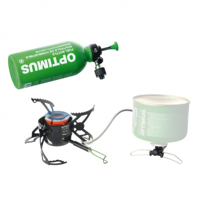 Мультипаливний пальник з паливною флягою Optimus Polaris Optifuel incl Fuel Bottle 0.4 л Мультипаливний пальник з паливною флягою Optimus Polaris Optifuel incl Fuel Bottle 0.4 л