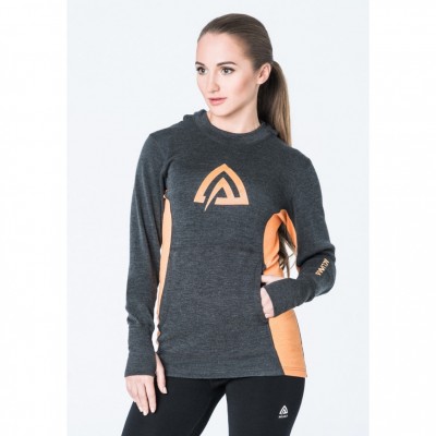 Худи жен. Aclima WarmWool Hood Sweater Women Marengo/Muskmelon L Худи жен. Aclima WarmWool Hood Sweater Women Marengo/Muskmelon L