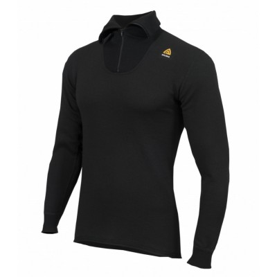 Термокофта Aclima HotWool 230 Polo W/Zip Unisex Black S Термокофта Aclima HotWool 230 Polo W/Zip Unisex Black S