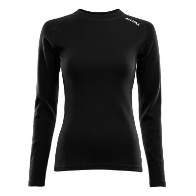 Термокофта жен. Aclima WarmWool Crew Neck Women Black S