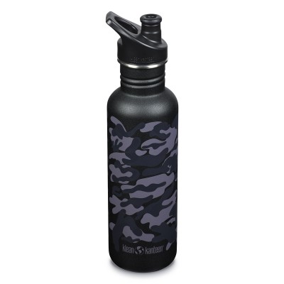 Спортивна пляшка для води Klean Kanteen Classic Sport Cap 800 мл Black Camo