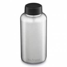 Пляшка для води Klean Kanteen Wide Loop Cap 1900 мл Brushed Stainless Пляшка для води Klean Kanteen Wide Loop Cap 1900 мл Brushed Stainless