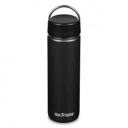 Пляшка для води Klean Kanteen Wide Loop Cap 800 мл Black Пляшка для води Klean Kanteen Wide Loop Cap 800 мл Black