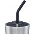 Термостакан-тумблер з трубочкою Klean Kanteen Tumbler 473 мл Brushed Stainless