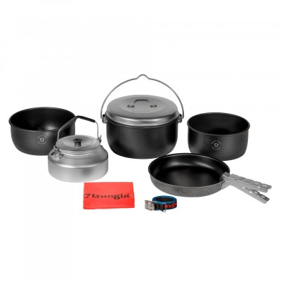 Набор посуды Trangia Camping Set 24-T (казанок, кастрюля, сковорода, чайник, крышка, ручка, ремешок) Набор посуды Trangia Camping Set 24-T (казанок, кастрюля, сковорода, чайник, крышка, ручка, ремешок)