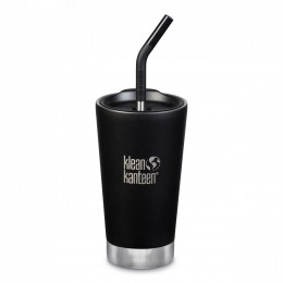 Термостакан-тумблер с соломинкой Klean Kanteen Tumbler 473 мл Shale Black (matt) Термостакан-тумблер с соломинкой Klean Kanteen Tumbler 473 мл Shale Black (matt)