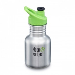 Дитяча пляшка для води Kid Kanteen Classic Sport Cap 355 мл Brushed Stainless (2019) Дитяча пляшка для води Kid Kanteen Classic Sport Cap 355 мл Brushed Stainless (2019)