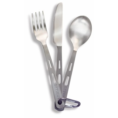 Набір столових приборів Optimus Titanium 3-Piece Cutlery Set (3 предмета) Набір столових приборів Optimus Titanium 3-Piece Cutlery Set (3 предмета)