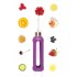 Пляшка для вод Summit MyBento Eco Glass Bottle Silicone Cover 500 мл Фіолетова Пляшка для вод Summit MyBento Eco Glass Bottle Silicone Cover 500 мл Фіолетова