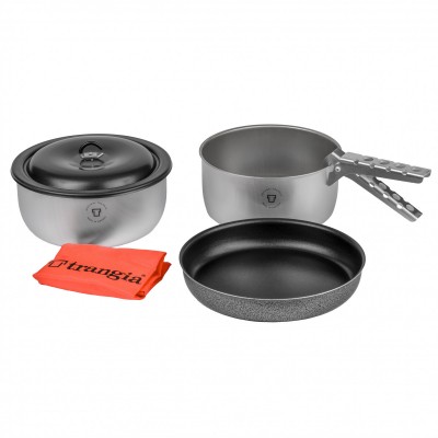 Набір посуду Trangia Tundra III-D 1.75 / 1.5 л (два казанка, сковорідка, кришка, ручка, чохол) Набір посуду Trangia Tundra III-D 1.75 / 1.5 л (два казанка, сковорідка, кришка, ручка, чохол)
