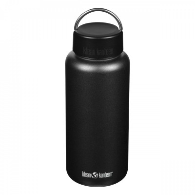 Пляшка для води Klean Kanteen Wide Loop Cap 1182 мл Black Пляшка для води Klean Kanteen Wide Loop Cap 1182 мл Black