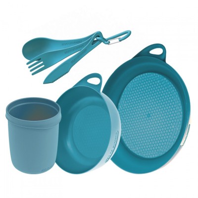 Набор посуды Sea To Summit Delta Camp Set (Bowl, Plate, Mug, Cutlery) (Pacific Blue)