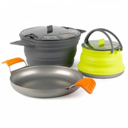 Набор посуды Sea To Summit X-Set 32 (8' Pan+ 2.8L Pot + 1.3L Kettle) Набор посуды Sea To Summit X-Set 32 (8' Pan+ 2.8L Pot + 1.3L Kettle)