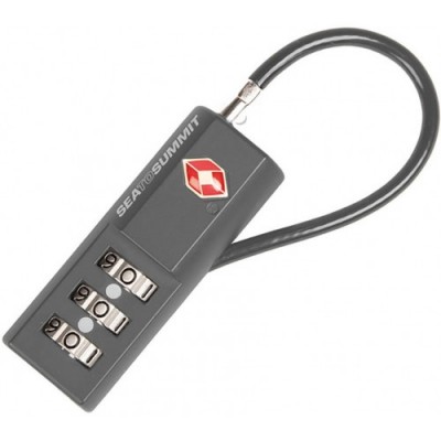 Замок для чемодана Sea To Summit Combo Cable TSA lock (Single Pack) (Grey) Замок для чемодана Sea To Summit Combo Cable TSA lock (Single Pack) (Grey)